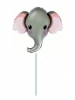 Elephant Head Grey Mini
