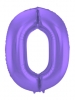 NUMBER 0 PURPLE MATALLIC MATT L34