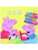 Ubrusi PEPPA PIG 33x33cm 16 kom