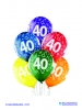 Balon latex D11 40th Birthday 6 komada