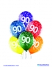 Balon latex D11 90th Birthday 6 komada